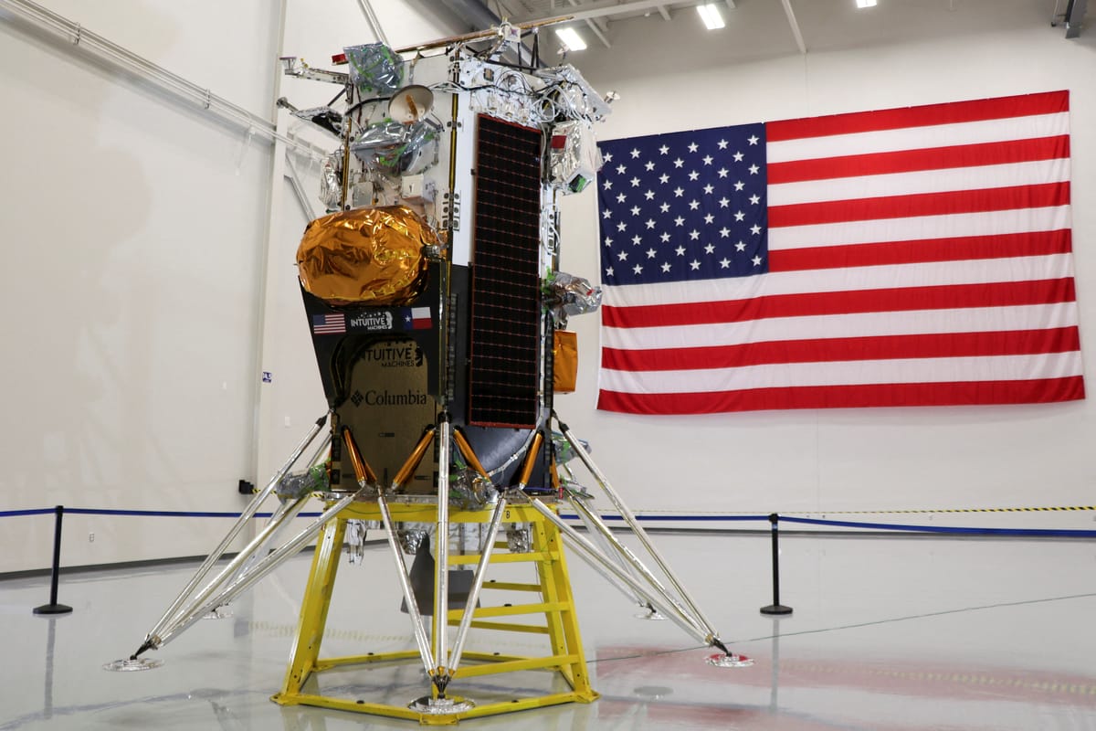 Intuitive Machines makes history with the first American lunar landing in decades