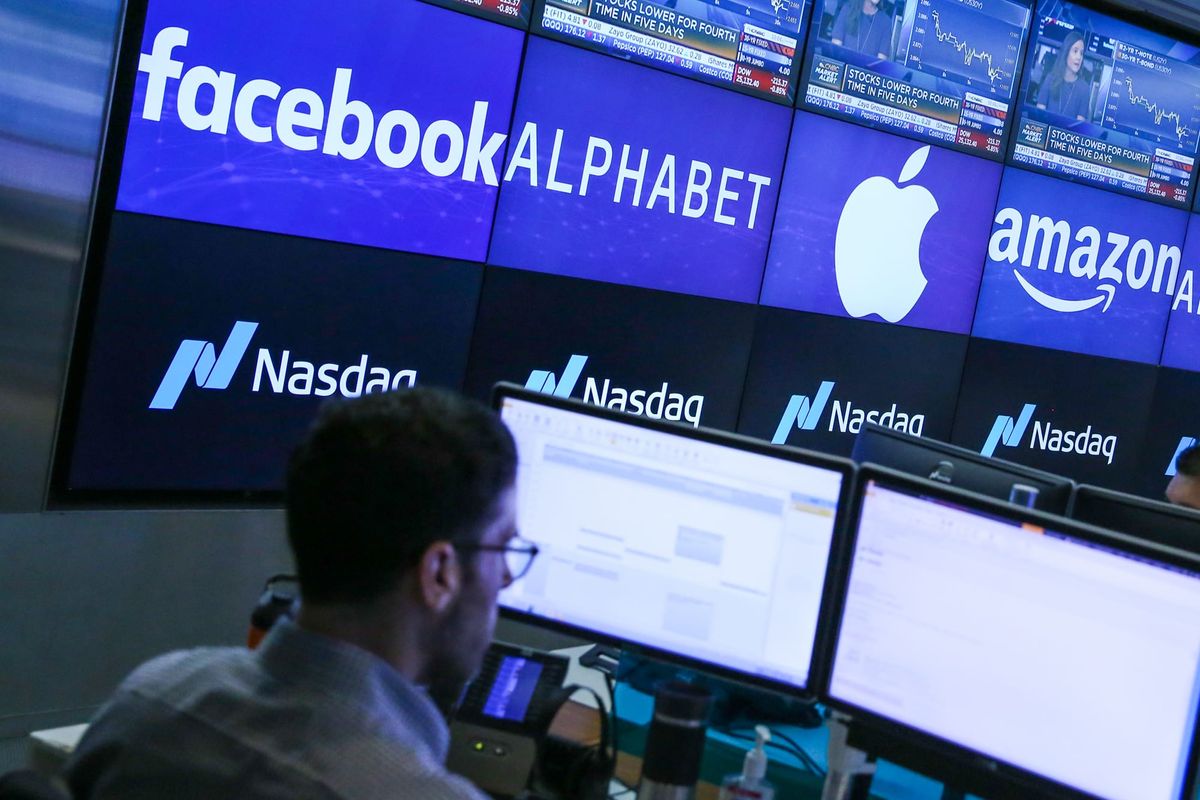 Tech giants now make up more than 20 percent of the value of the entire S&P 500