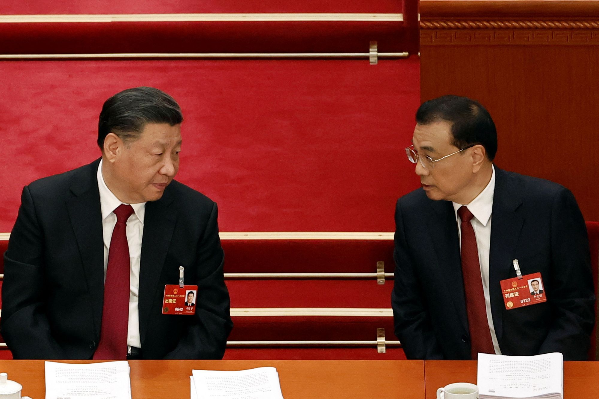 Chinese President Xi Jinping and Premier Li Keqiang