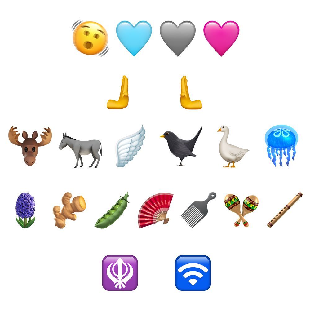 New emojis for Apple