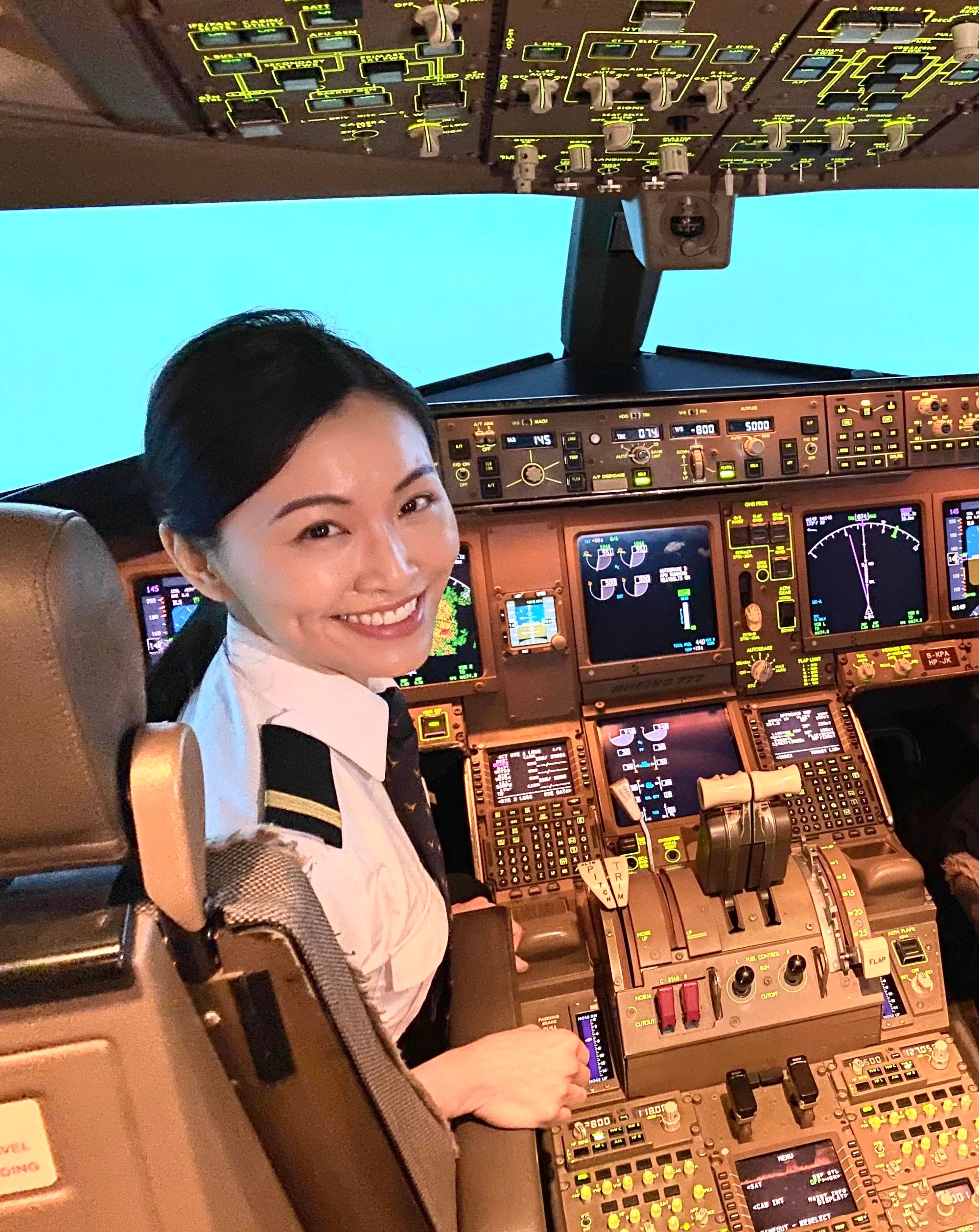 Christina Ho became a commercial airline pilot
