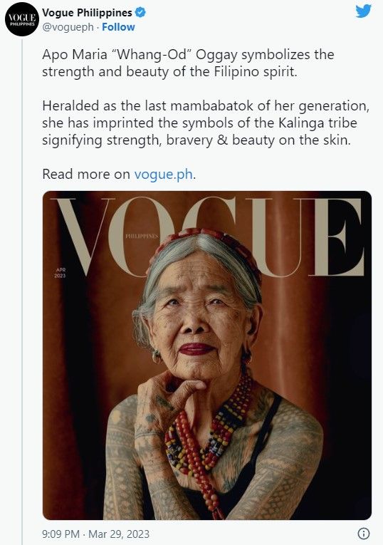 Vogue Indigenous cover model