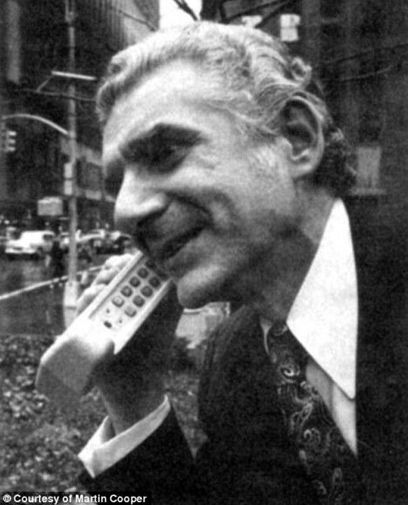 Martin Cooper made the first cell phone call in 1973