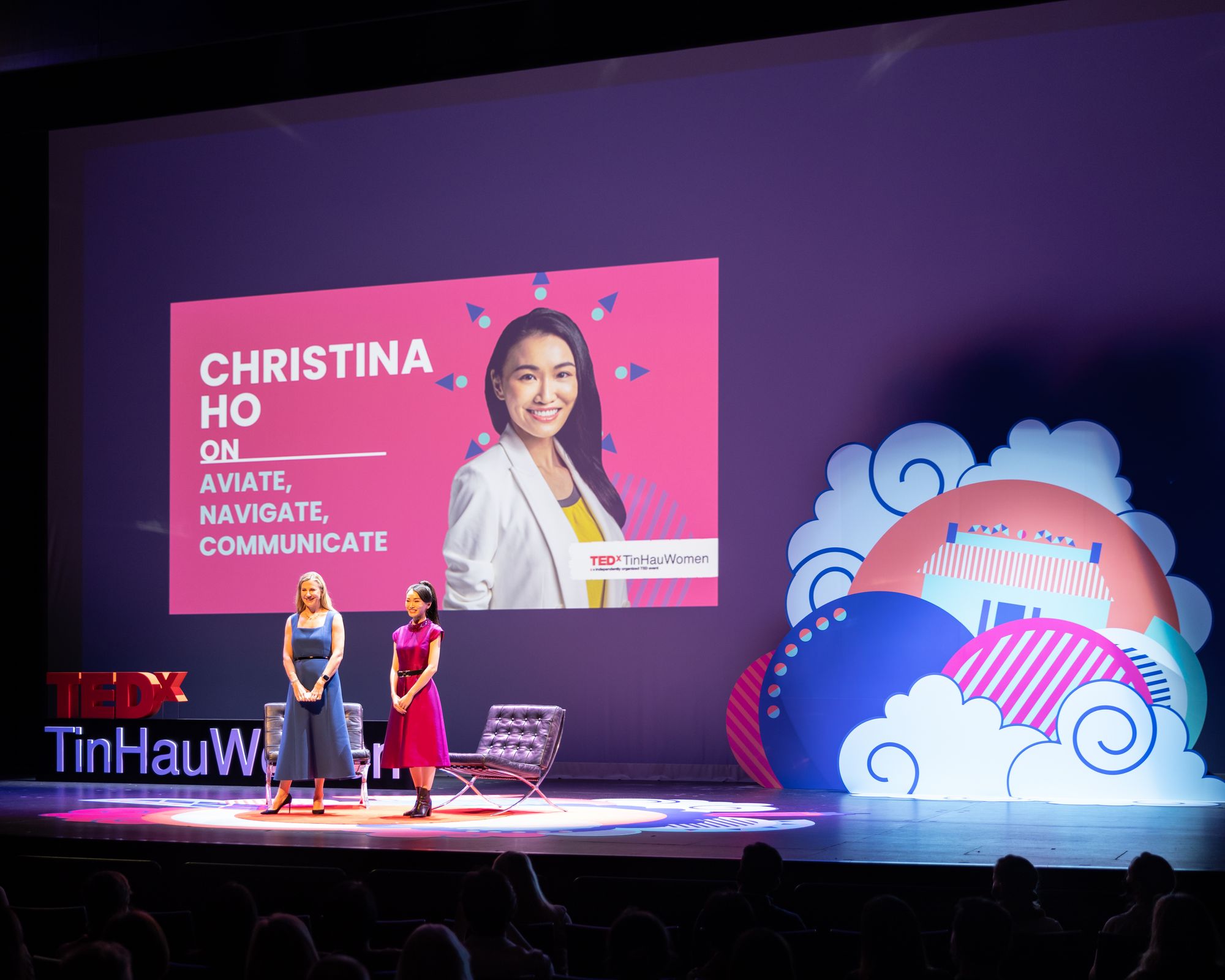 Christina Ho at the TedxTinHauWomen Ted Talk
