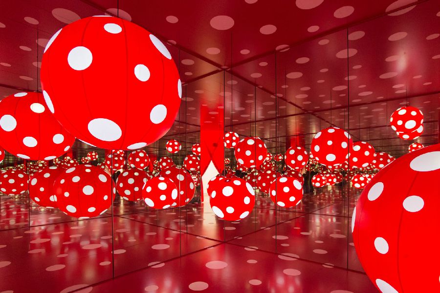 Explore the life and art of Yayoi Kusama, 'the princess of polka