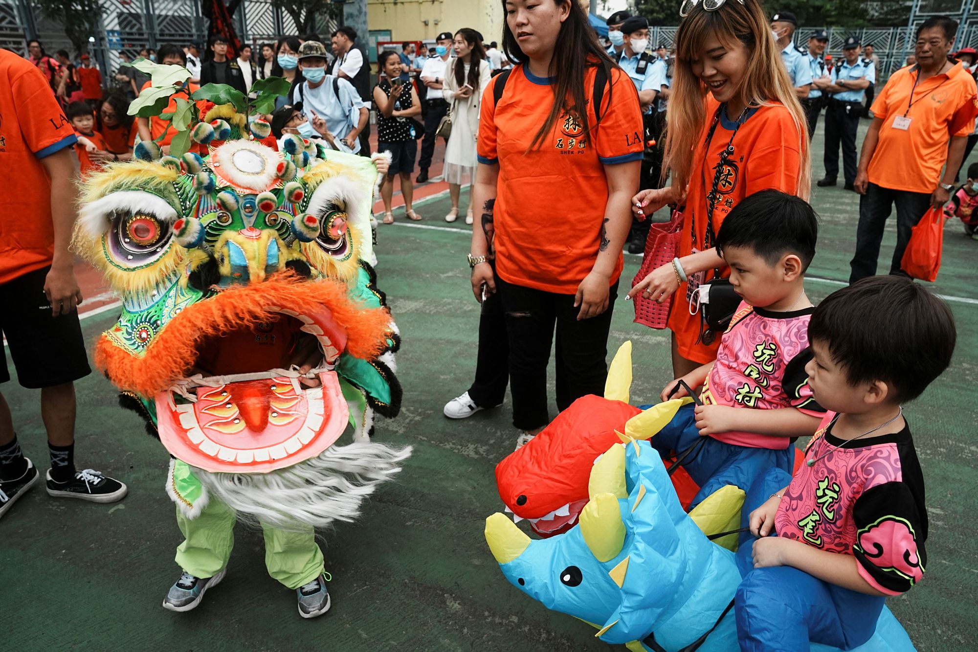 Tin Hau parade in Hong Kong
