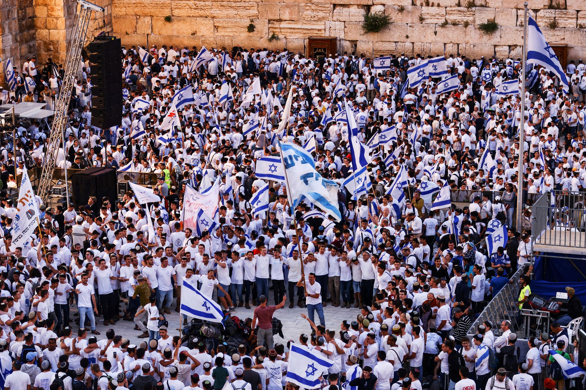 Israel Flag March