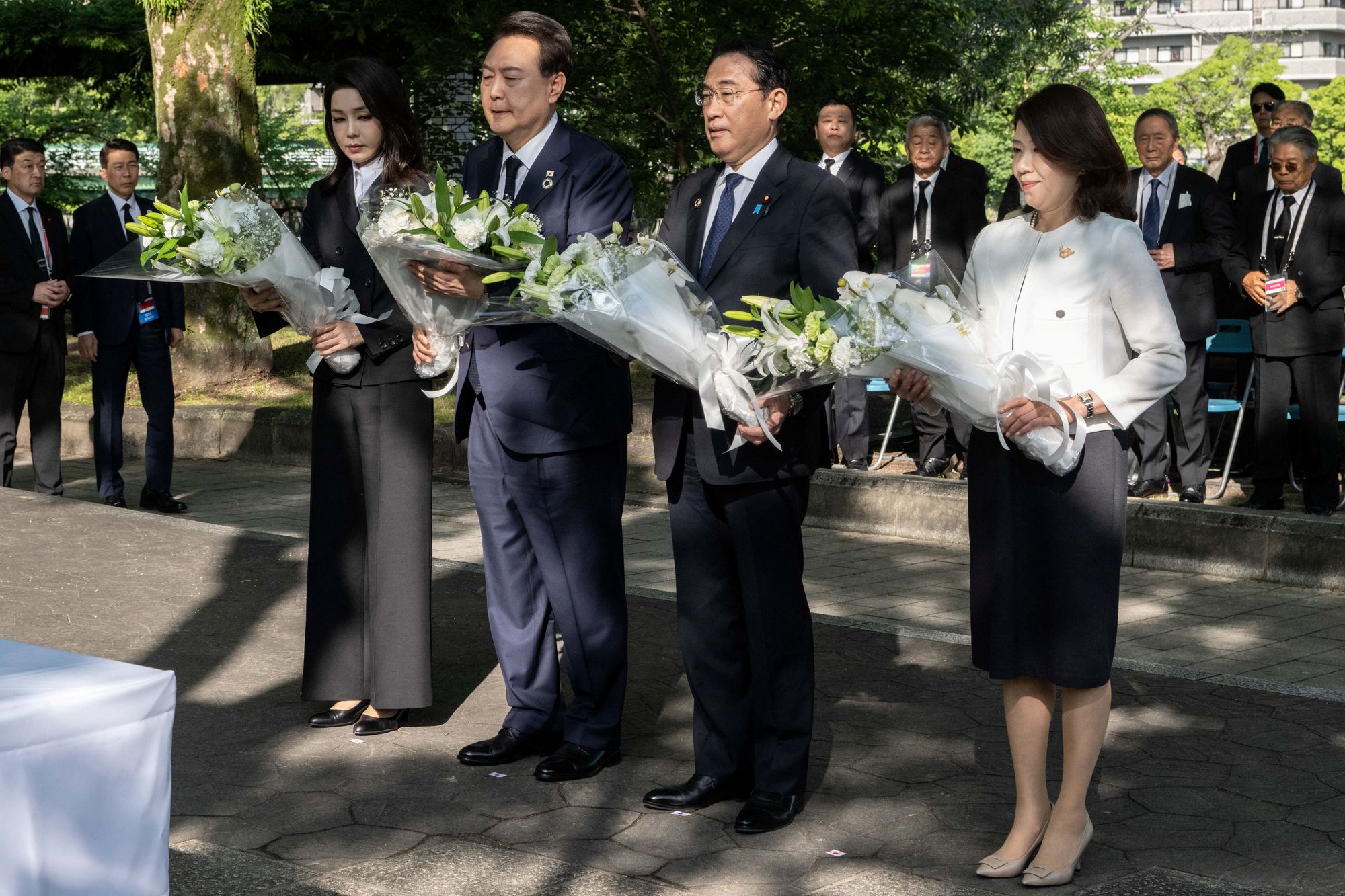 Hiroshima memorial in Japan at the G7 summit