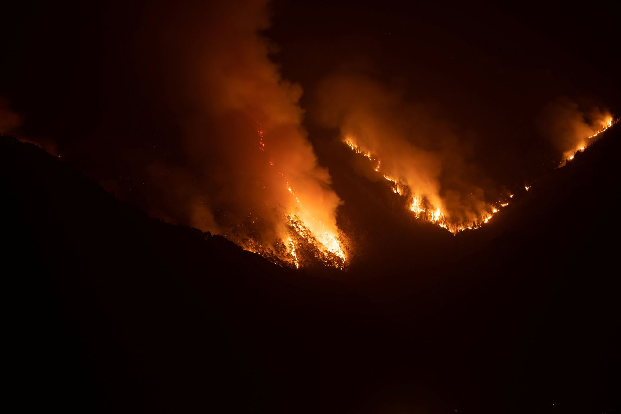 Tenerife Spain wildfire