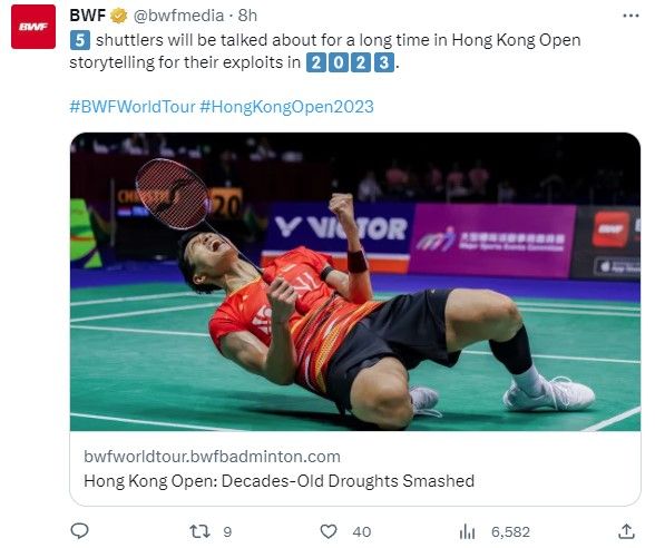 Hong Kong Badminton Open Final