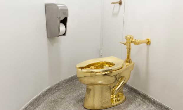 Blenheim Palace golden toilet