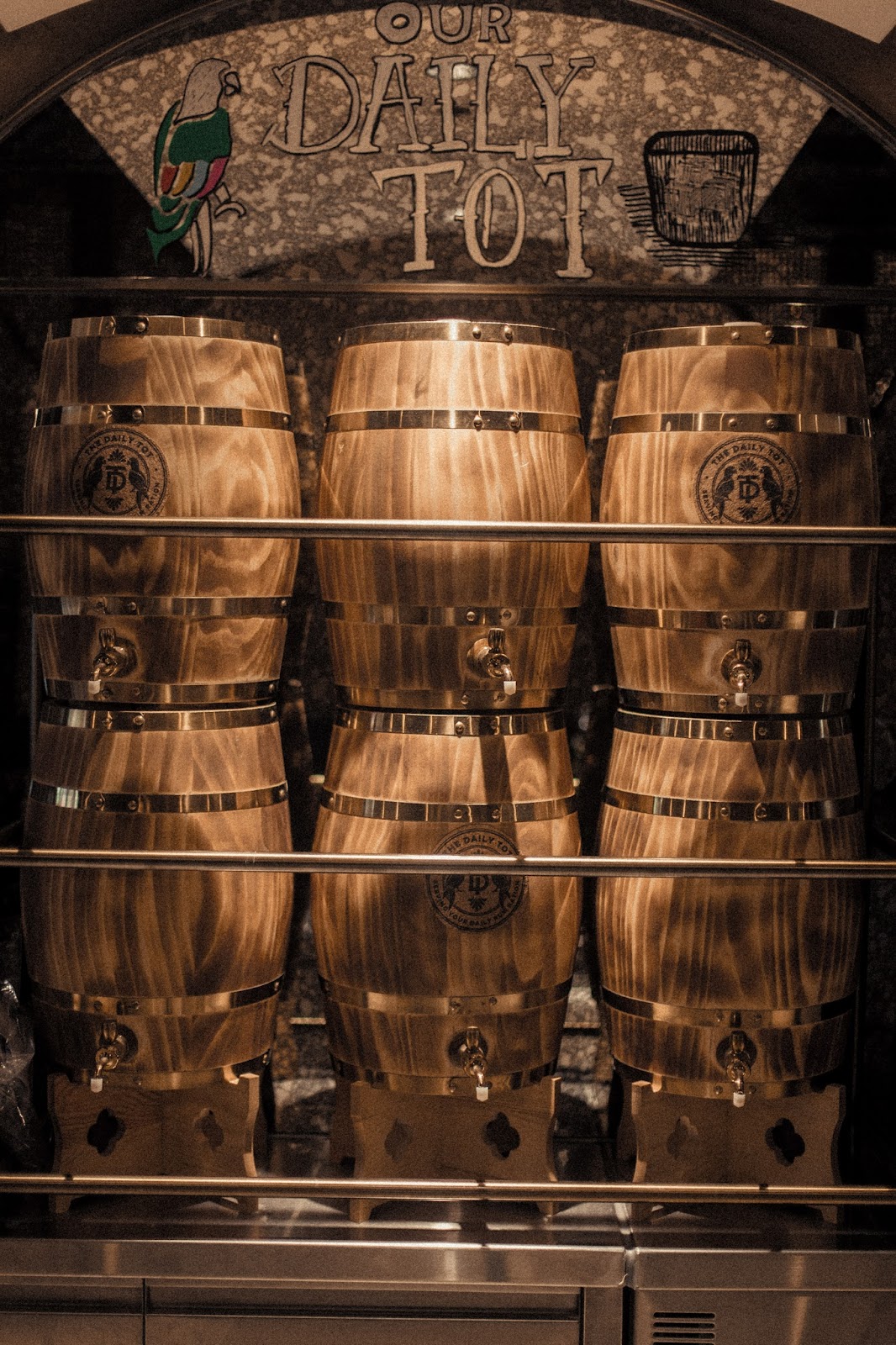 rum casks in Hong Kong's The Daily Tot