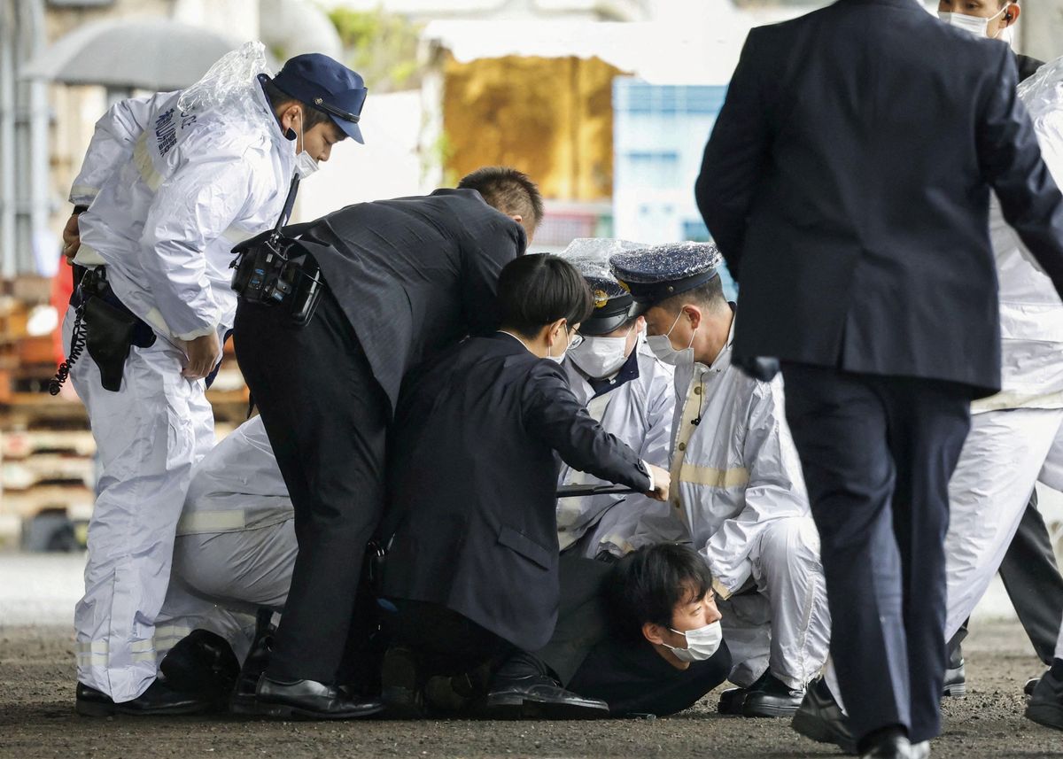 Japan's prime minister targeted by explosive device