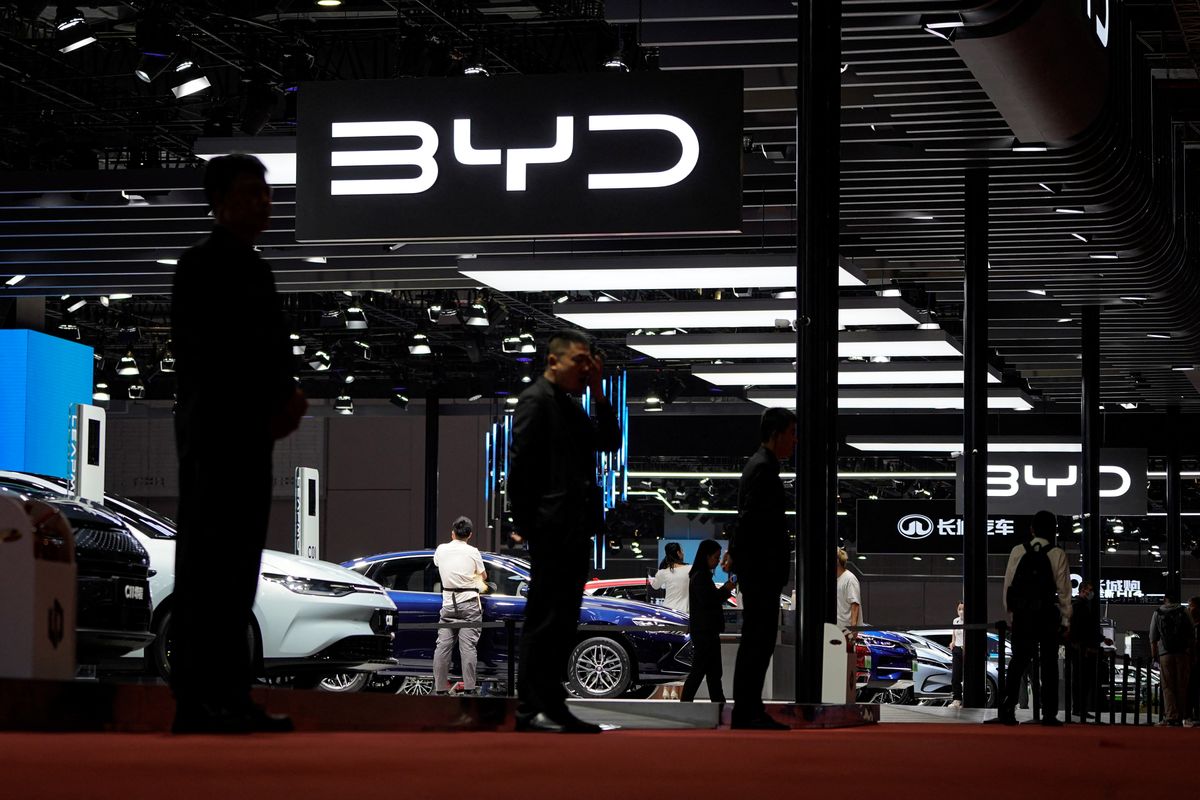 BYD outpaces Volkswagen to become China's top car brand