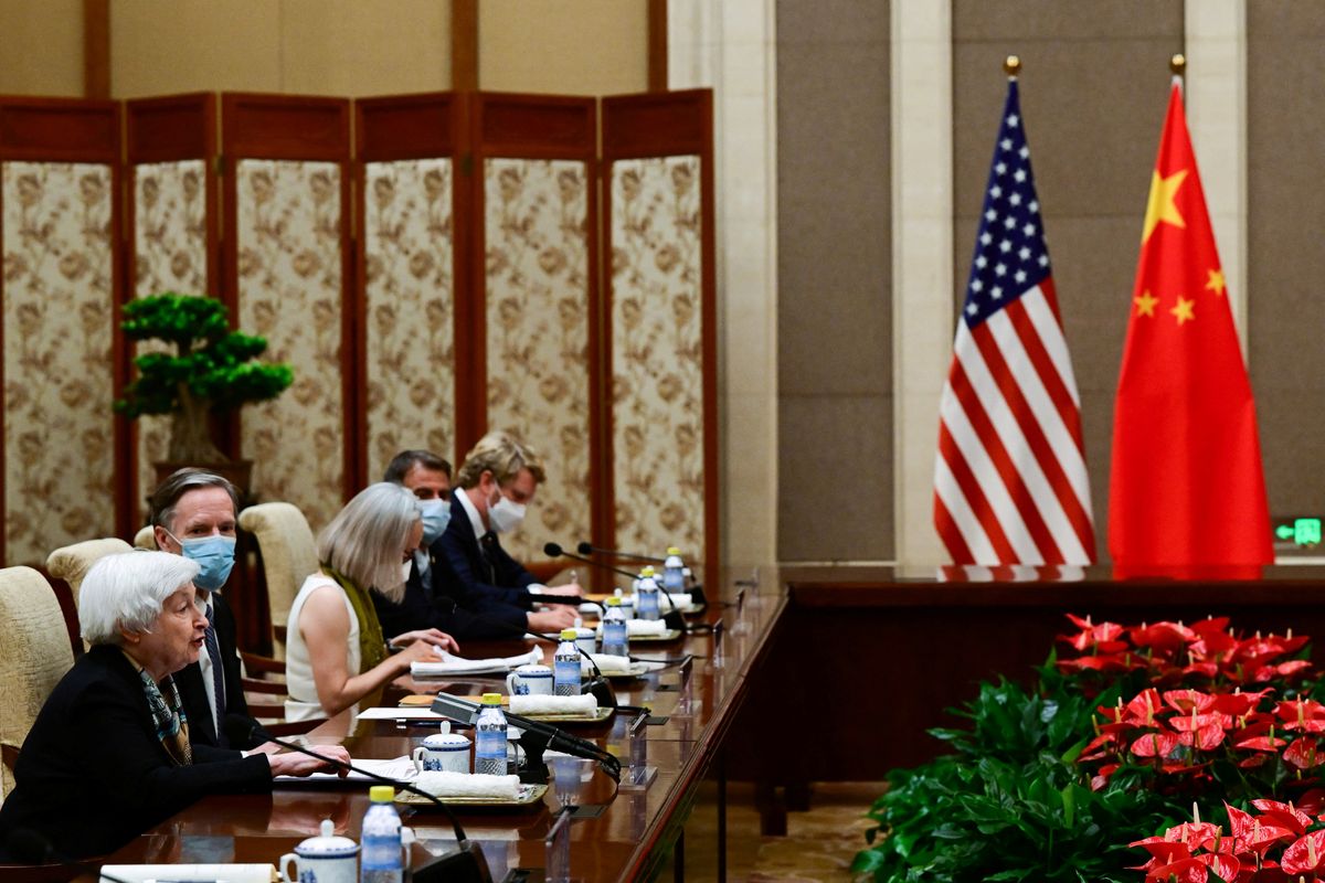 US Treasury Secretary Janet Yellen meets with Chinese officials to discuss economic outlook