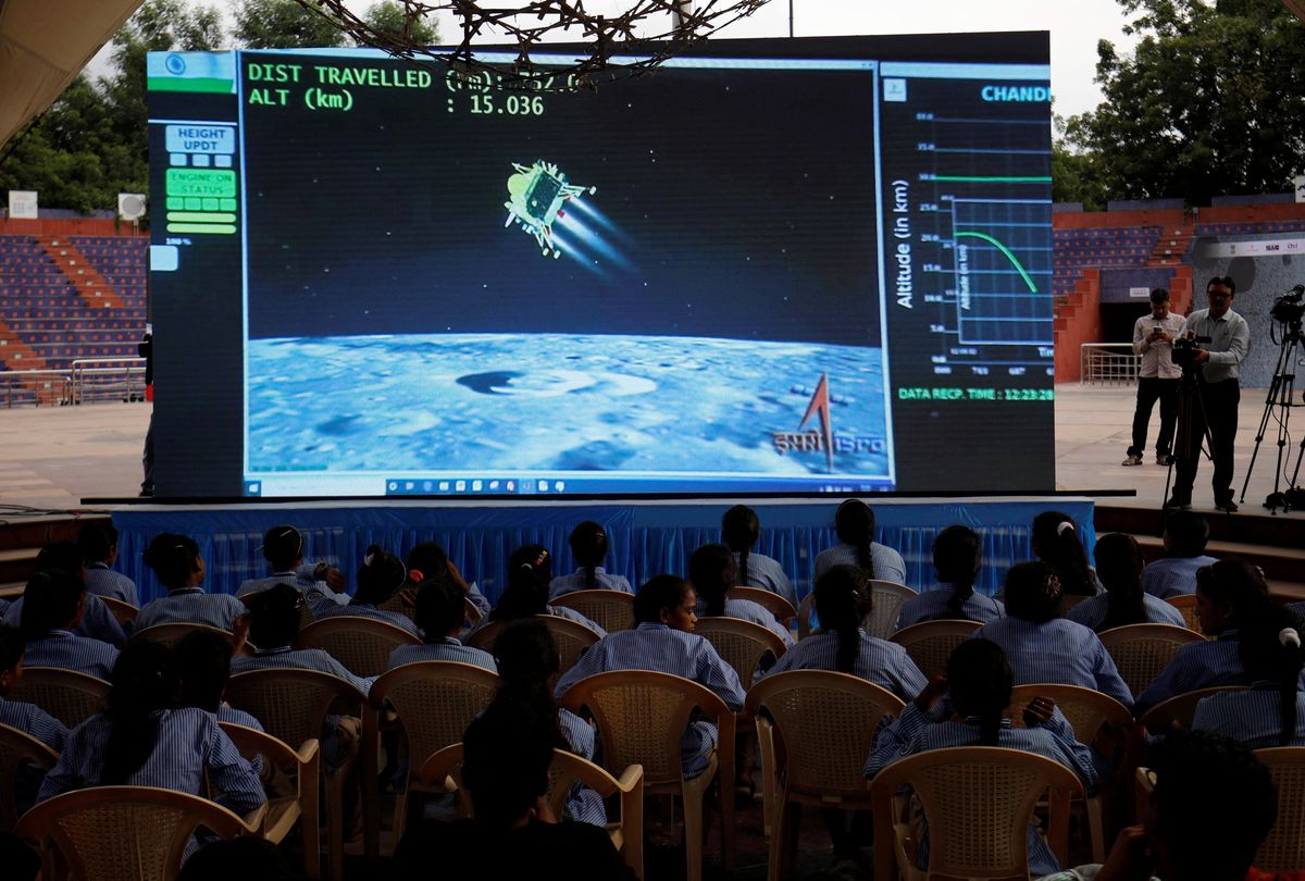 India makes history with Chandrayaan-3's moon landing