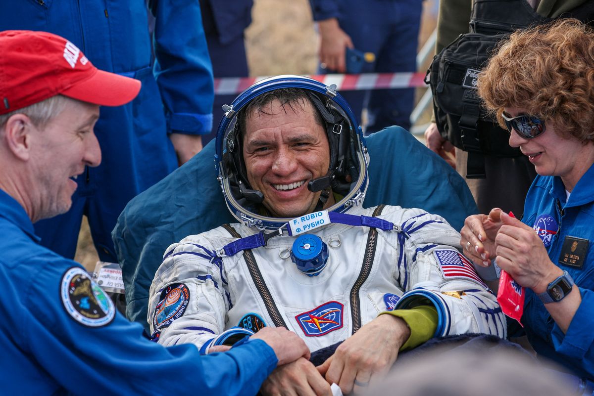 How does a year in space affect an astronaut’s body?