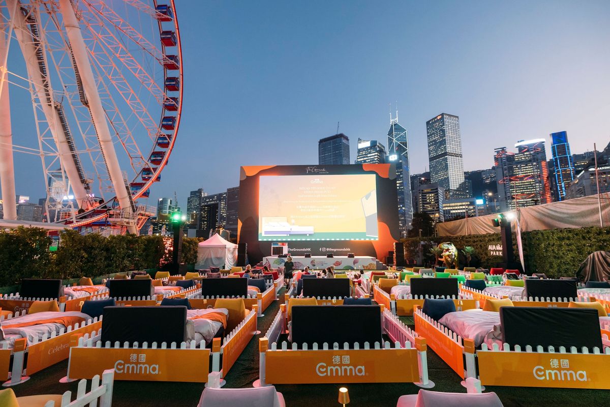 Experience movies under the stars – Movies at The Grounds with sleep brand Emma