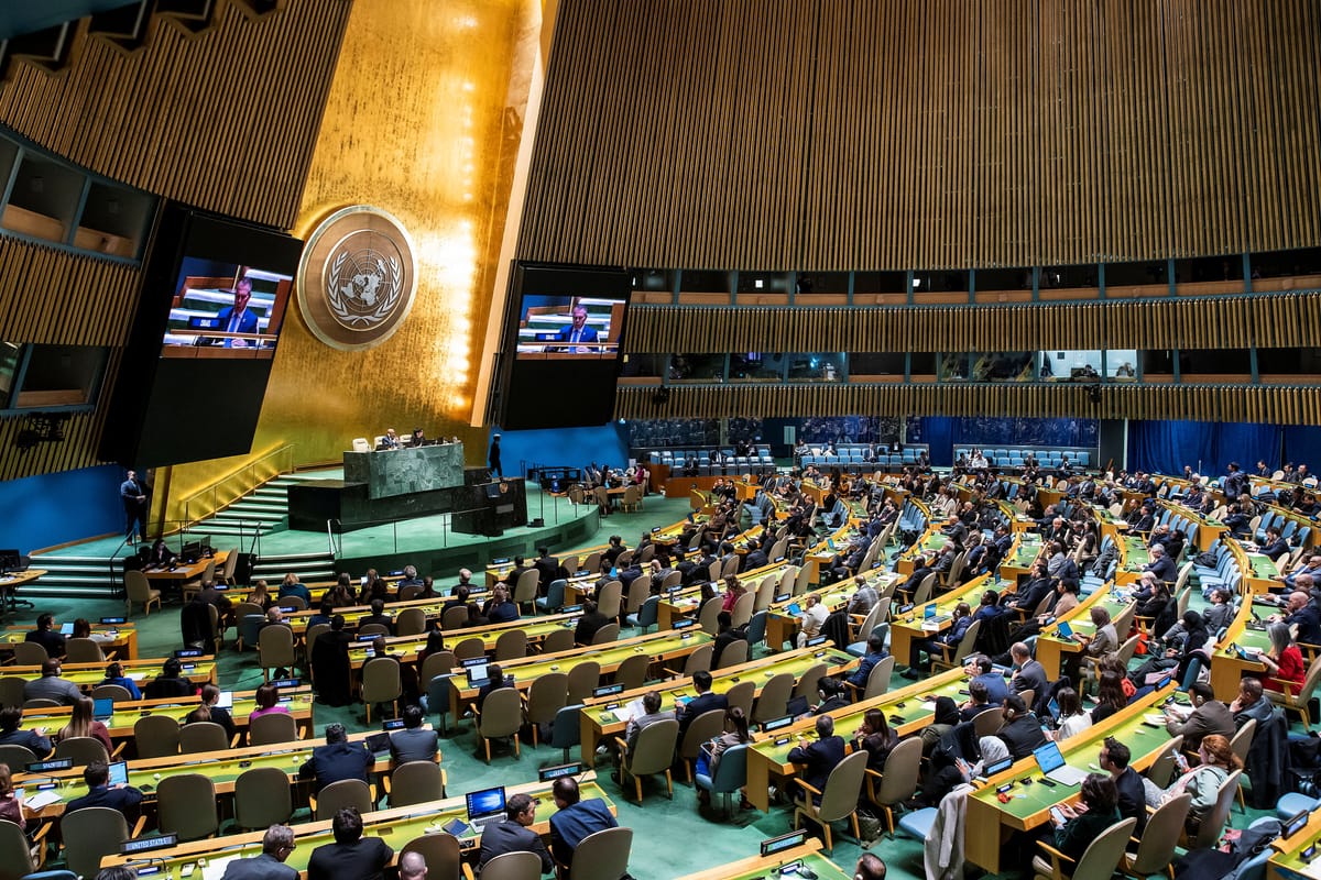 The UN General Assembly has demanded a humanitarian ceasefire in Gaza