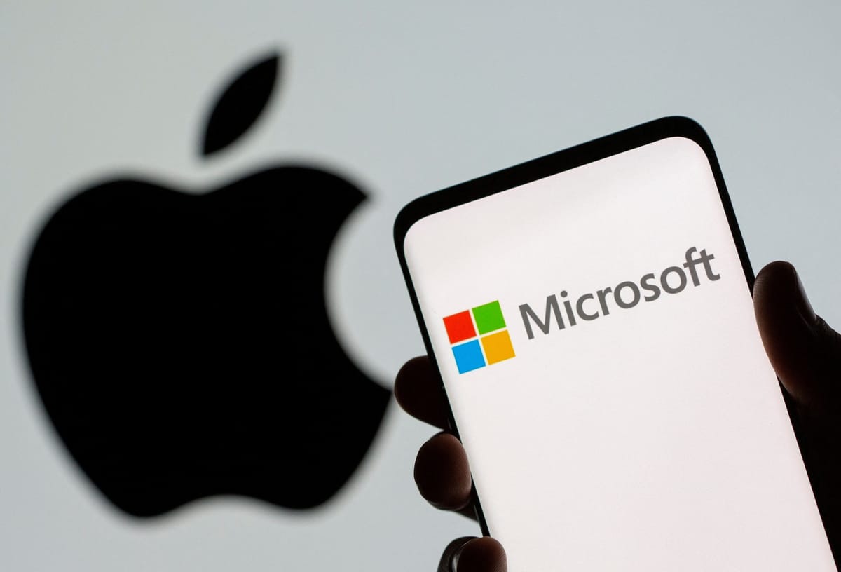 Microsoft takes the lead over Apple in market value