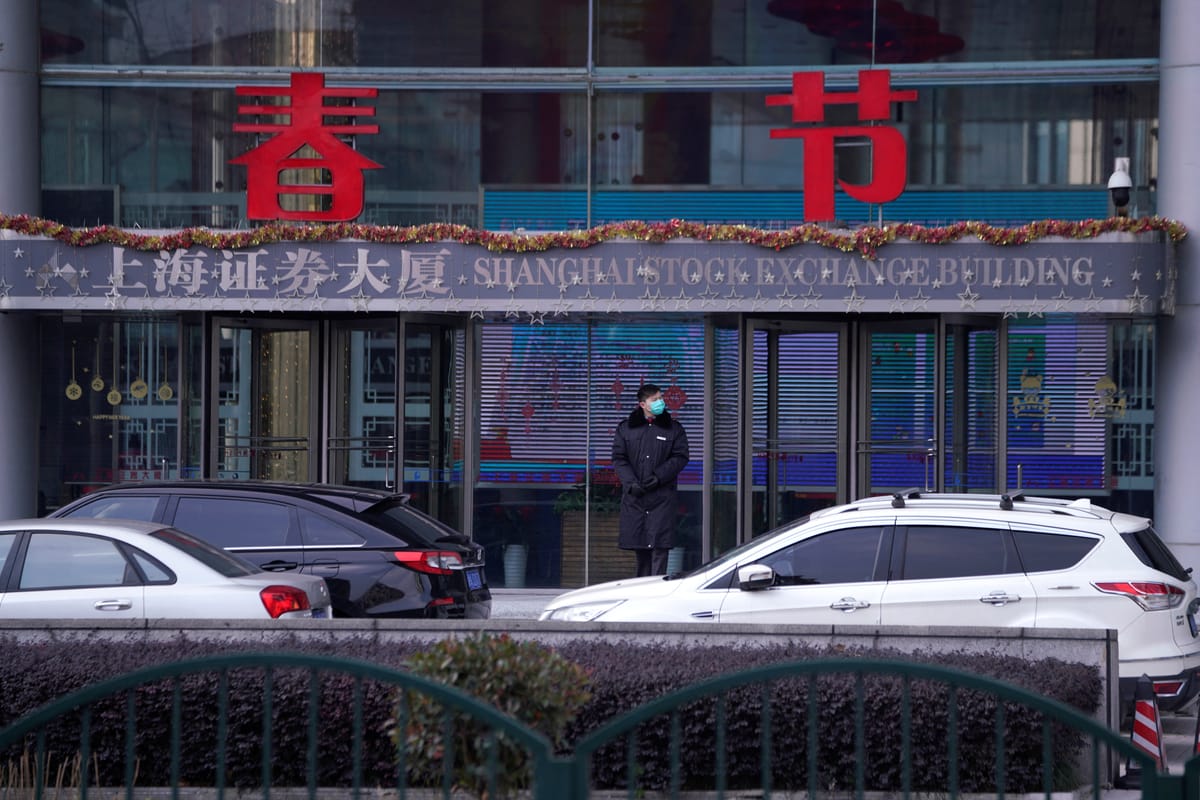 China’s regulator puts curbs on short selling amid a stock market downturn