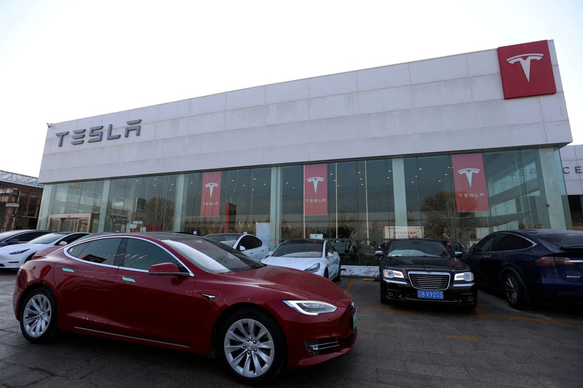 The EV price war escalates as China's BYD and the US' Tesla cut prices in China