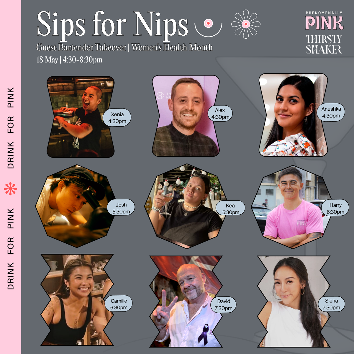Phenomenally Pink hosts Sips for Nips in support of women's health