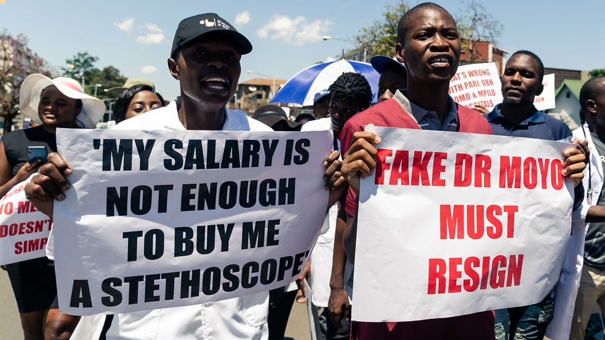 Zimbabwe doctors to end strike after billionaire’s offer to pay salaries