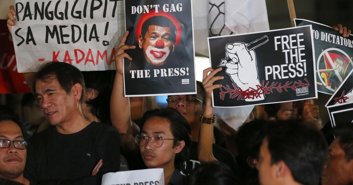 Duterte administration intends to shut down the largest broadcaster in The Philippines