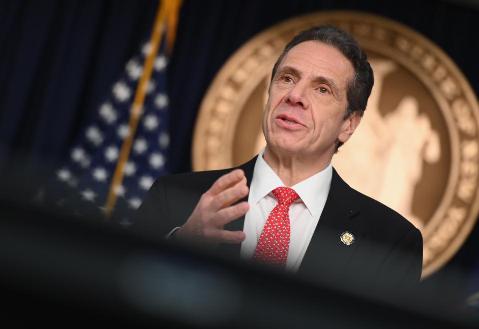 US cases top 35,000 as New York governor says up to 80% of state could contract coronavirus