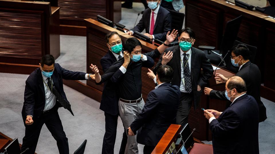 Hong Kong lawmakers pass national anthem law