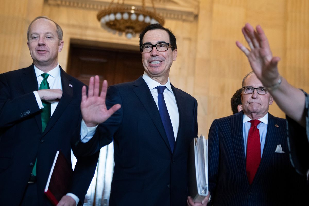 Treasury Secretary says Republican relief package won’t contain a payroll tax cut