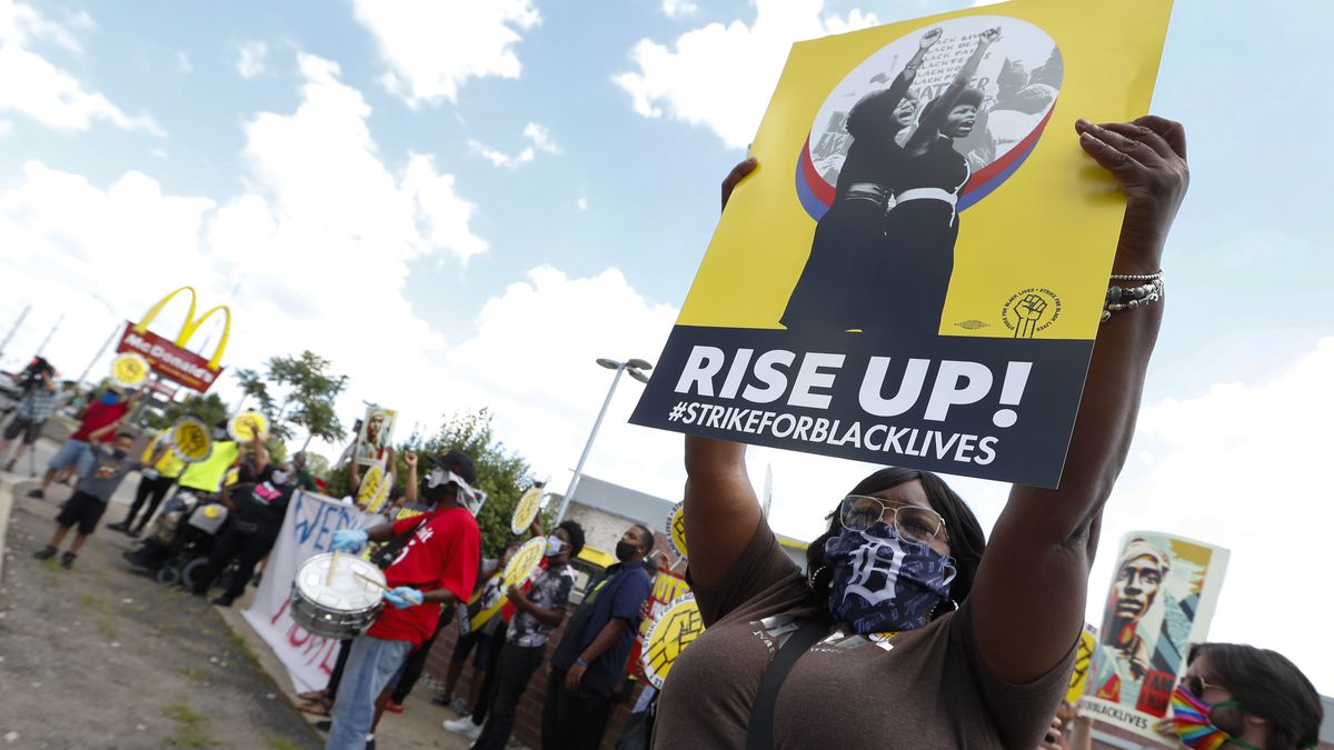Essential workers in 160 cities walk off their jobs in ‘Strike for Black Lives’