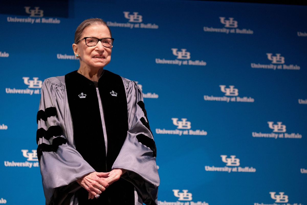 Why has the health of Supreme Court justice Ruth Bader Ginsburg become a central concern in the 2020 election?