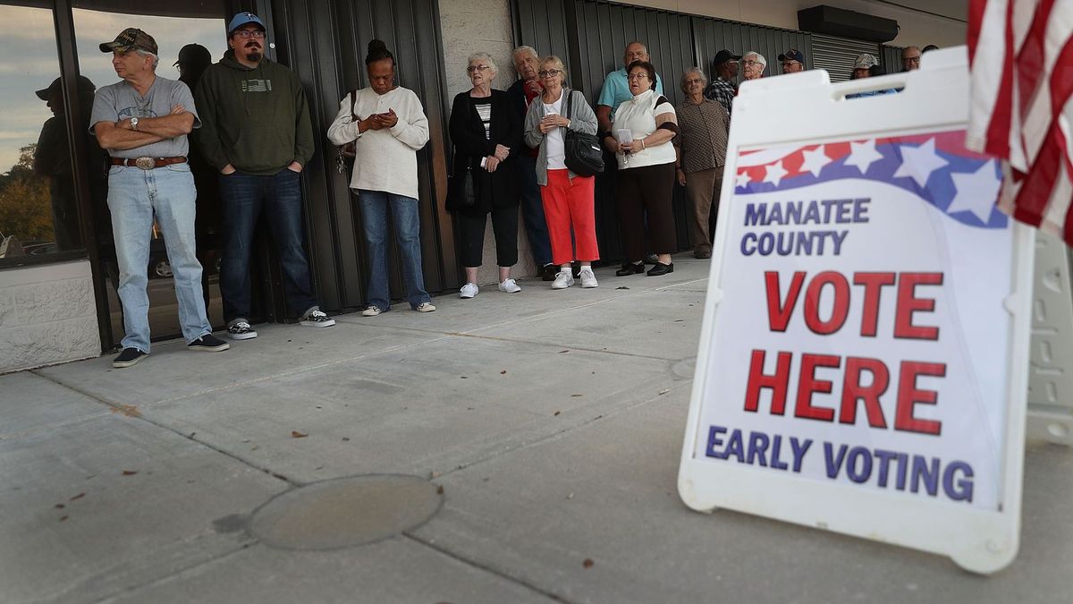 Which states allow early voting and how is it done?