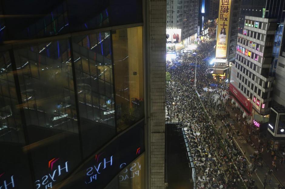What happened in Hong Kong on China’s National Day that led to dozens of arrests?