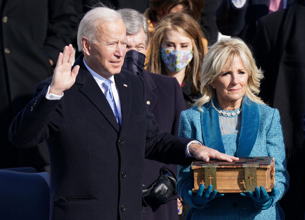 President Biden’s inauguration was as much about what didn’t happen as what did