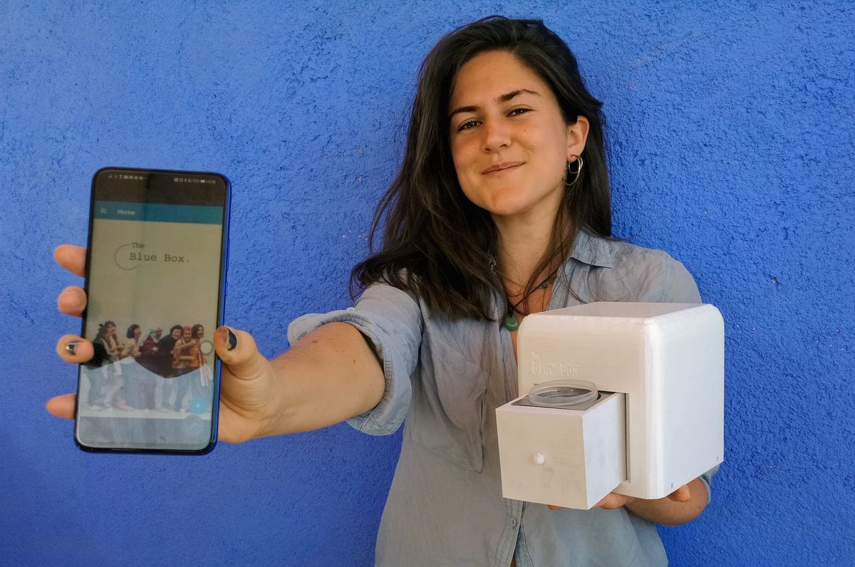 Meet Judit Giró Benet, founder of The Blue Box, an AI device that screens for breast cancer at home