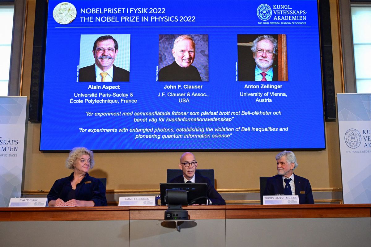 The Nobel Prize has been awarded to three scientists for quantum physics