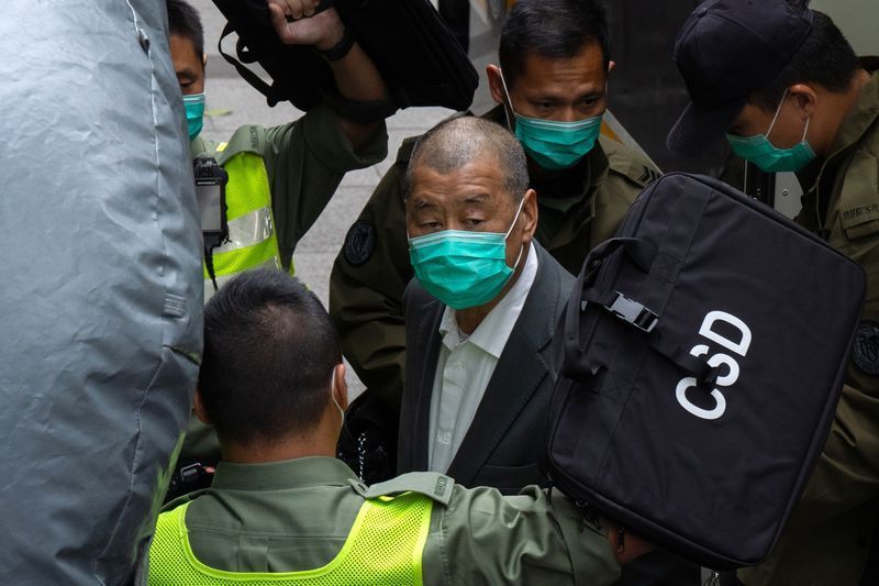 Hong Kong pro-democracy activist Jimmy Lai is found guilty of fraud