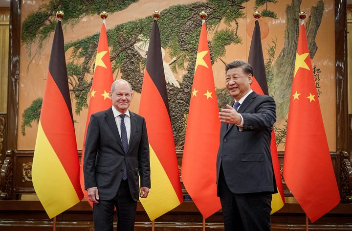 Germany’s Chancellor Scholz visits Bejing on a controversial trip