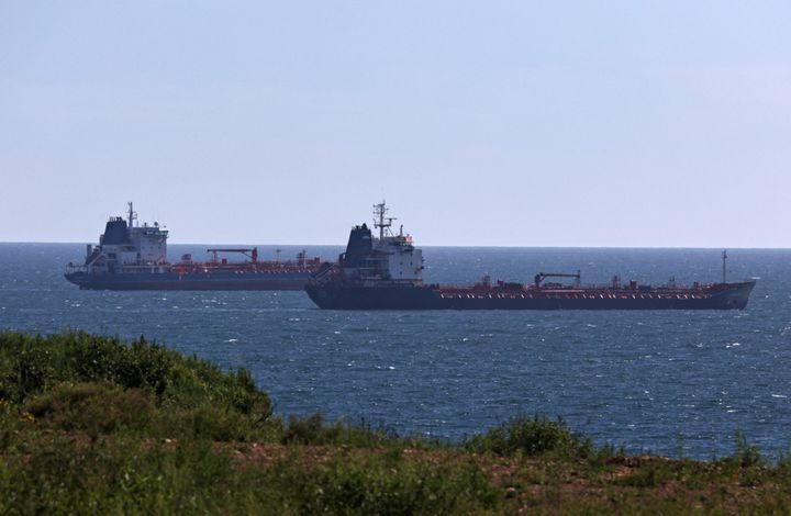 Complications with oil tankers backed up in the Black Sea
