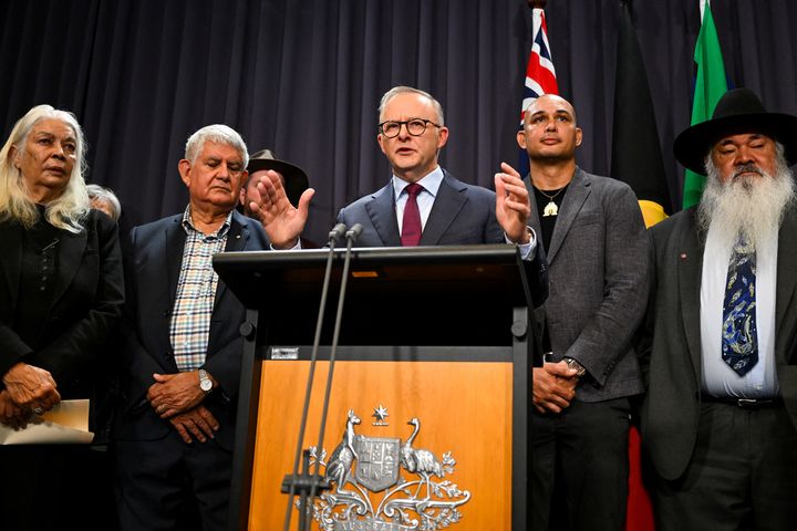 Albanese proposed a referendum for including Indigenous people in the constitution