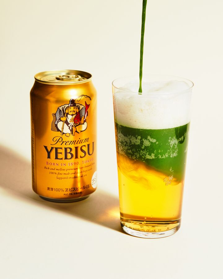 Matchali's matcha-spiked Yebisu Premium beer