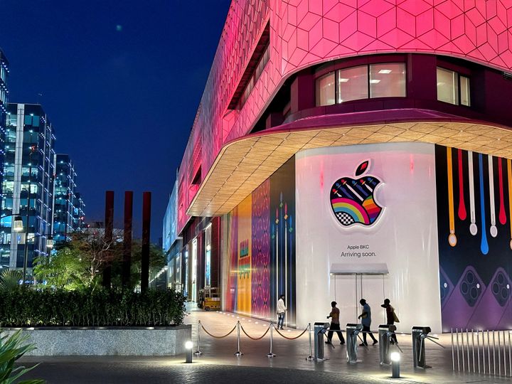 Apple's first retail store in India