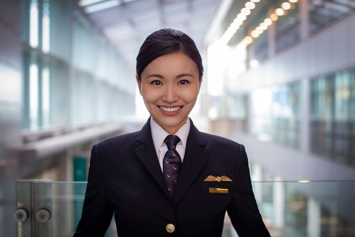 Christina Ho works as a commercial airline pilot