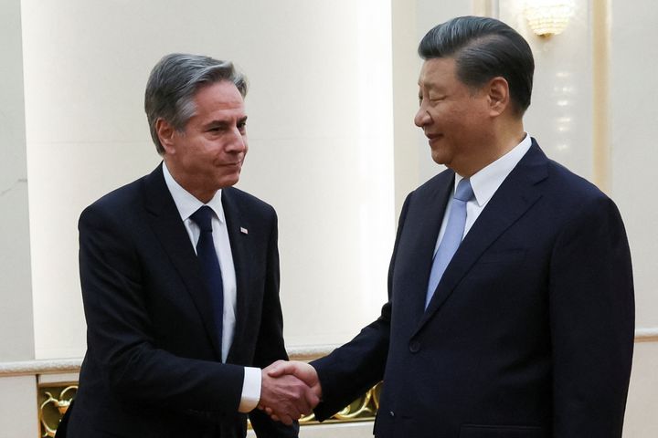 US Secretary of State Antony Blinken meets China President Xi Jinping