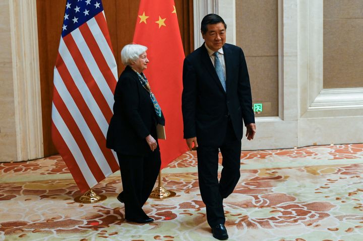 Janet Yellen visits China