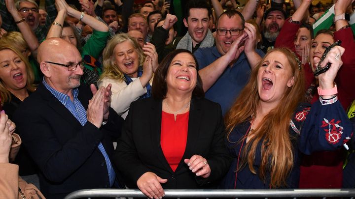 Left-wing nationalist party surges in Irish elections