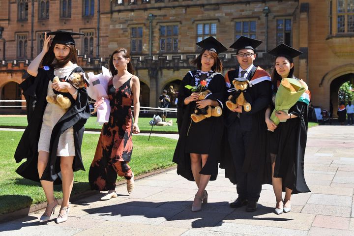 How have Chinese students studying abroad been affected by COVID-19?